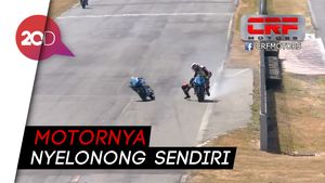 Konyol! Dua Pembalap Kosta Rika Adu Jotos saat Balapan