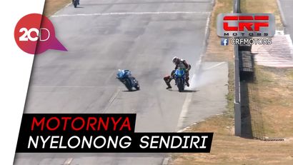 Konyol! Dua Pembalap Kosta Rika Adu Jotos saat Balapan