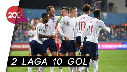 Inggris Lagi Rajin-rajinnya Bikin Gol