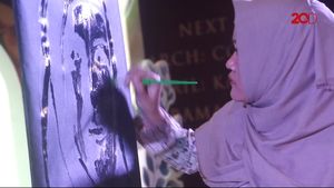 Lukisan Glitter Indah Vina - Sunsilk Hijab Hunt 2019 Surabaya