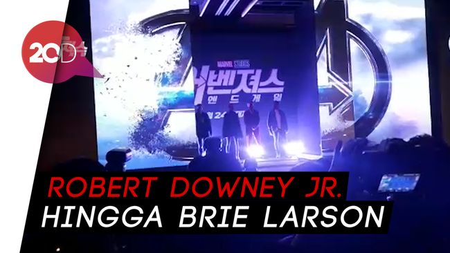 Kemeriahan Press Conference ''Avengers: Endgame'' di Seoul