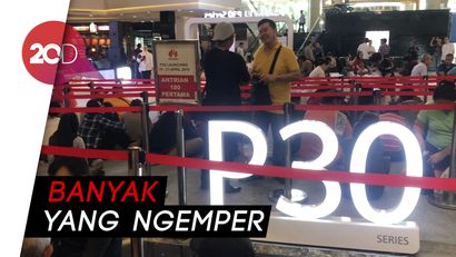 Rela Antre dari Jumat Malam Demi Dapat Huawei P30