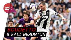 Taklukkan Fiorentina, Juventus Kunci Gelar Scudetto