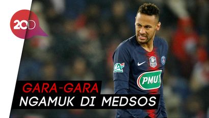 Neymar Dilarang Tampil di 3 Laga Liga Champions