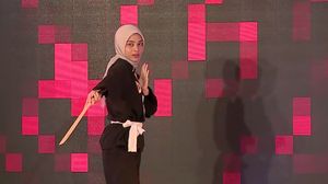 Inilah Aksi Adinda Bela Diri - Sunsilk Hijab Hunt 2019 Makassar