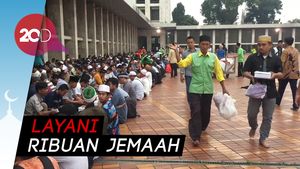 Kesibukan Menjelang Buka Puasa Ramadhan 2019 di Masjid Istiqlal