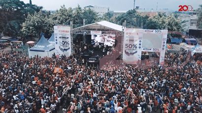 Cah Klaten Diserbu Meriahnya Bluecore Yamaha Motor Show 