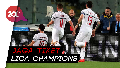 Tandukan Calhanoglu Menangkan AC Milan atas Fiorentina
