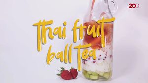 Segar Menggiurkan Thai Fruit Ball Tea