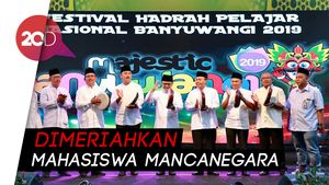 Kemeriahan Festival Hadrah Pelajar Nasional di Banyuwangi