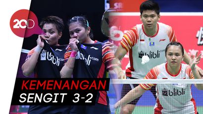 Indonesia Lolos Semifinal Piala Sudirman Usai Tumbangkan Taiwan