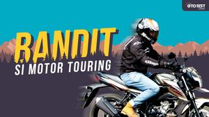 Mencoba Kenyamanan Motor Touring Suzuki GSX150 Bandit