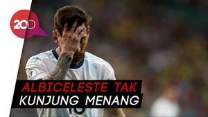 Messi Cetak Gol, Argentina Imbang Lawan Paraguay