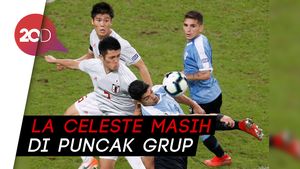 Dua Kali Tertinggal, Uruguay Vs Jepang Berakhir Imbang