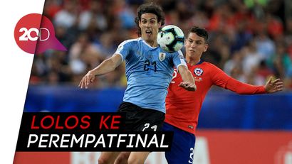 Cavani Pastikan Uruguay Juara Grup Usai Tumbangkan Chile