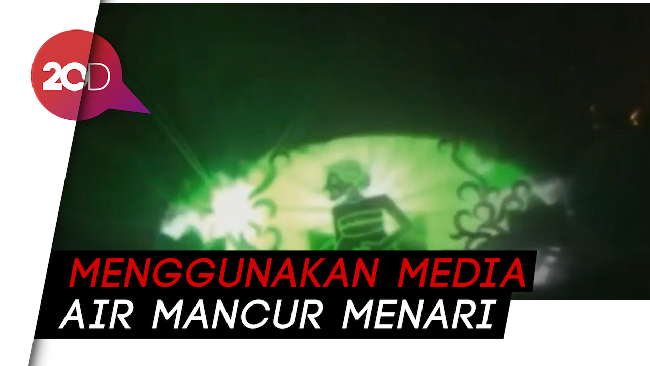 Spektakuler! Seni 3D Air Mancur Menari di Saloka Theme Park