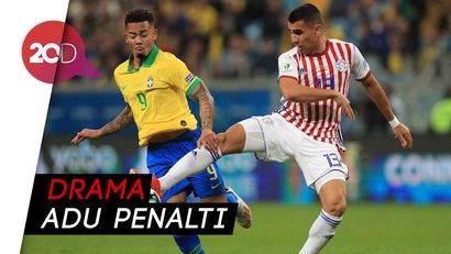 Brasil ke Semifinal Usai Adu Tos-tosan Lawan Paraguay