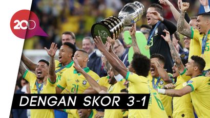Taklukkan Peru, Brasil Juara Copa America 2019