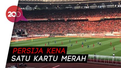 Melempem di Kandang, Persija Imbang 1-1 Lawan Persib