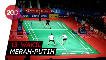 Indonesia Loloskan 13 Wakil ke Babak Kedua Indonesia Open 2019