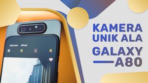 Galaxy A80 Tampil Mengoda dengan Kamera Pop-up Bolak-balik