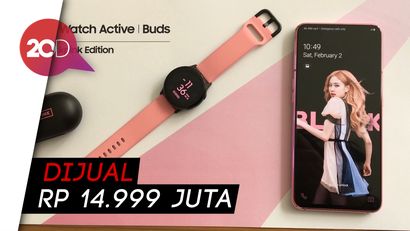 Melihat Detail Samsung Galaxy A80 Edisi BLACKPINK