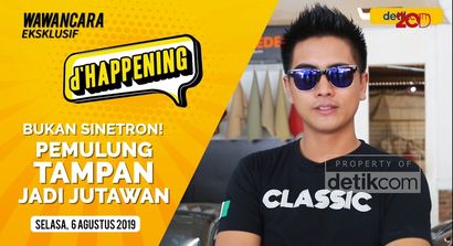 Tonton dHappening: Kisah Pemulung Tampan Menjadi Jutawan