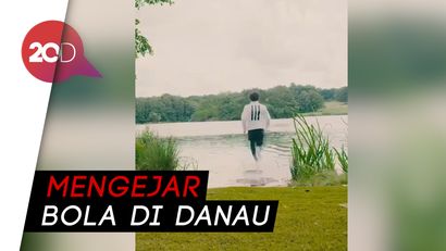 Aksi Ninja Salah Berlari di Atas Air
