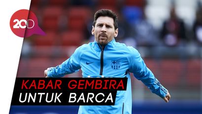Mulai Pulih, Messi Sudah Berlatih