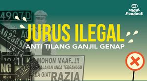 Jurus Ilegal Anti Tilang Ganjil Genap