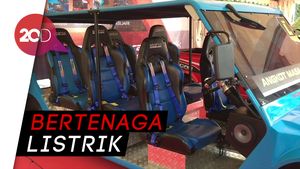 Angkot Masa Depan Buatan ITS Mejeng di Monas!