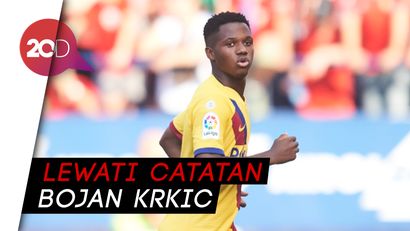 Ansu Fati, Pencetak Gol Termuda Barcelona