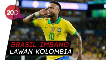 Cetak Gol dan Assist, Neymar Selamatkan Brasil
