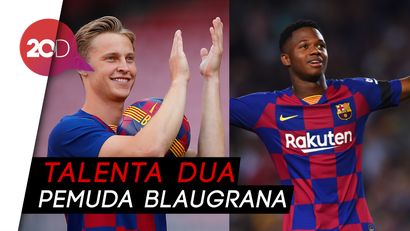 Aksi Ciamik Ansu Fati dan de Jong Lawan Valencia