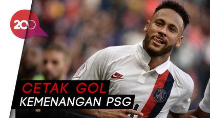Neymar Jawab Cacian Suporter dengan Gol Akrobatik