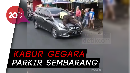 Bak di Film Laga, Polisi Nemplok di Kap Mesin Mobil di Pasar Minggu Bak di Film Laga, Polisi Nemplok di Kap Mesin Mobil di Pasar Minggu