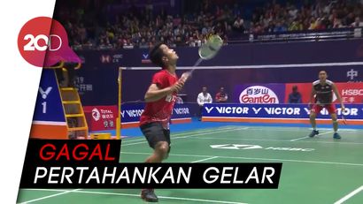 Dikalahkan Kento Momota, Anthony Gagal Juara China Open