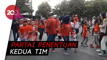 Dukung Timnas U-16 Berlaga, Suporter Mulai Padati Stadion GBK