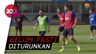 Jelang Lawan Inter, Kondisi Messi-Dembele Masih Tanda Tanya