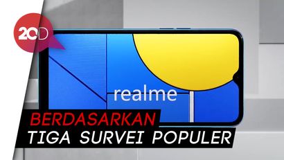 Realme Catatkan Posisi 5 Besar Ponsel Terlaris di Usia Setahun