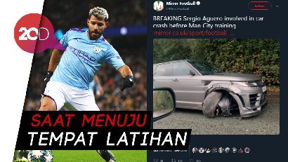 Sergio Aguero Alami Kecelakaan, Mobil Ringsek