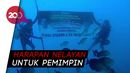Dari Dasar Selat Bali, Nelayan Banyuwangi Kirim Ucapan Selamat untuk Jokowi Dari Dasar Selat Bali, Nelayan Banyuwangi Kirim Ucapan Selamat untuk Jokowi