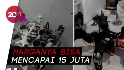 Out Of The Box! Robot Ini Dibuat dari Barang-barang Bekas