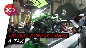 Menggoda... Kawasaki ZX-25R 4 Silinder Mejeng di Tokyo Motor Show