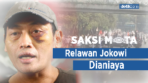 Saksi Mata: Relawan Jokowi Dianiaya