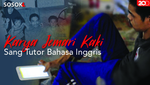 Engkus, Difabel Pintar yang Mahir Berbahasa Inggris