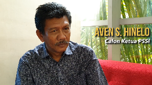 Aven S Hinelo, Penyiar Radio yang Incar Kursi PSSI 1