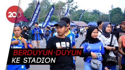 Jelang Persib Vs Arema, Bobotoh Geruduk Jalak Harupat