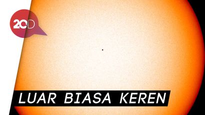 Video NASA Detik-detik Merkurius Lintasi Matahari