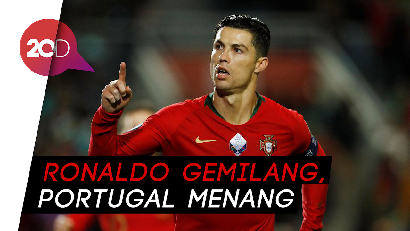 Ronaldo Hat-trick, Portugal Hancurkan Lithuania 6-0